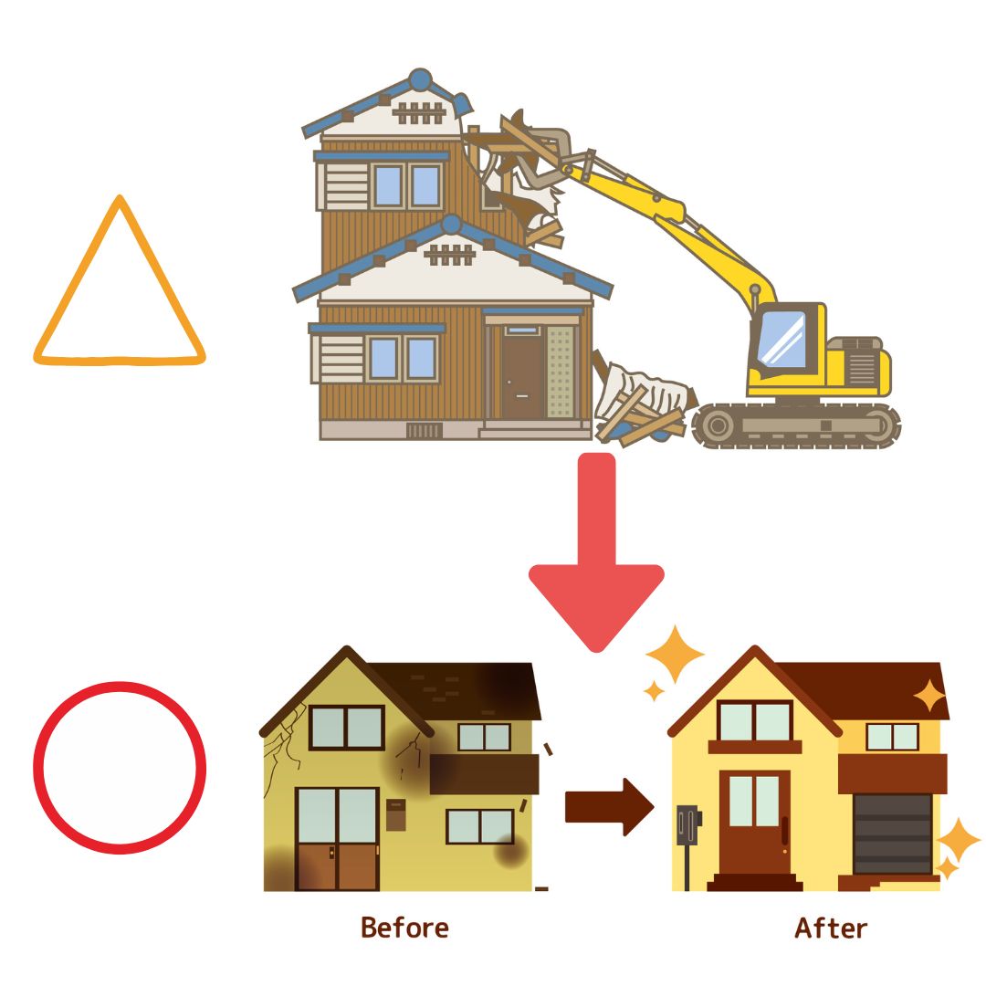 建て替えずよりもリフォーム