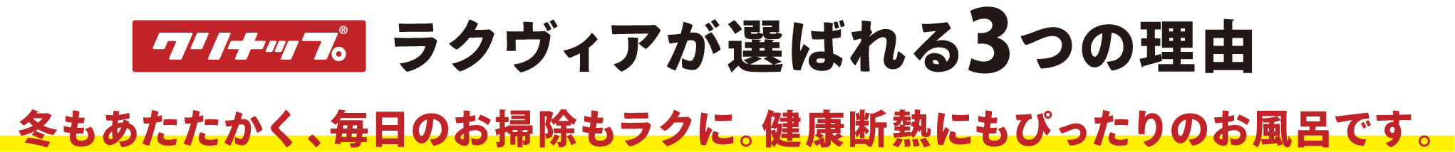 ラクヴィアが選ばれる理由